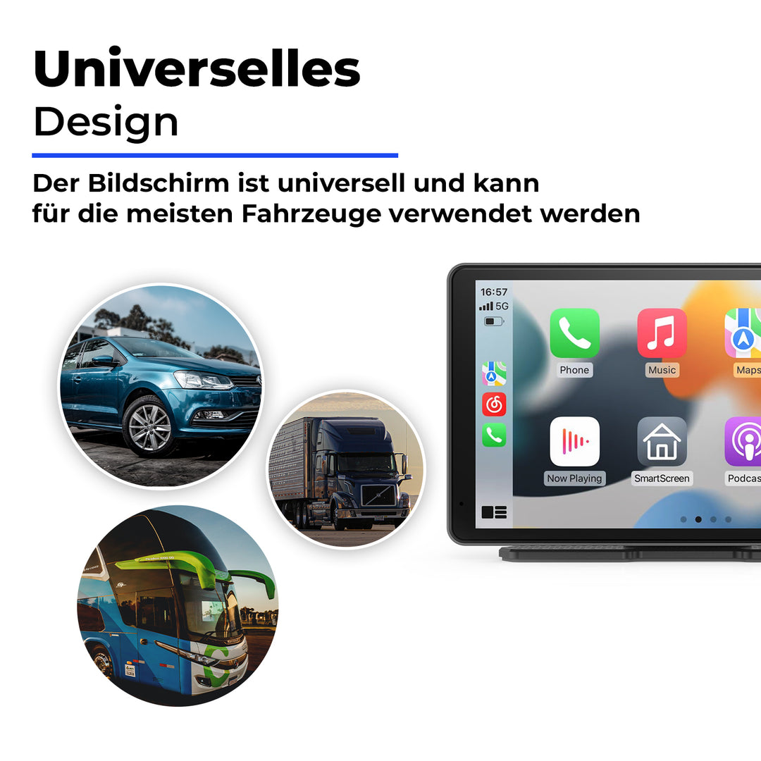 CarMe CarPlay Scherm, Universal Design