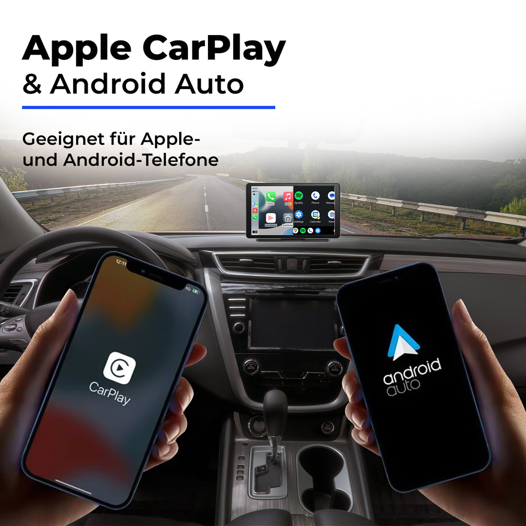 Compatible with Apple CarPlay and Android Auto