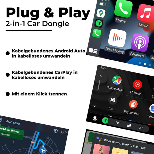 Overview Functions CarMe Premium 2-in-1 Car Dongle